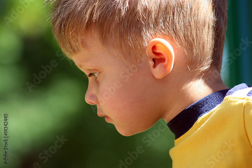 Cute boy profile