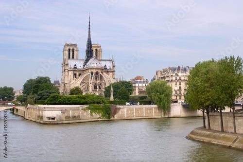 Notre-Dame in Paris - gothic cathedral