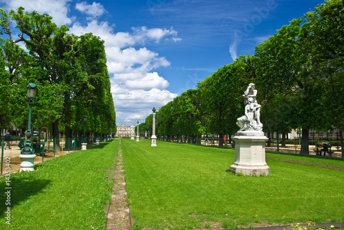 Park around Luxembourg Palace, Paris, France