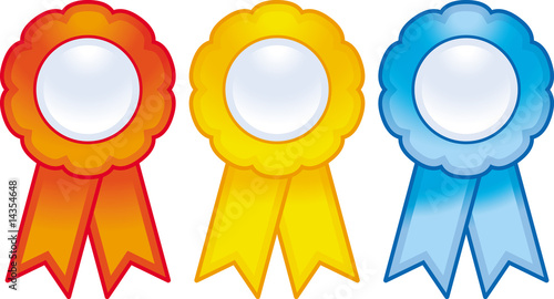 Vector award ribbons