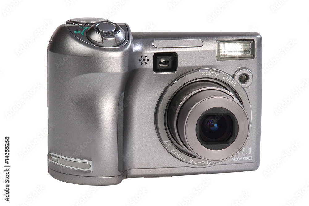 Digital Camera. Clipping path.