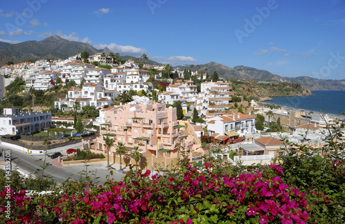 The village of Nerja in Spain