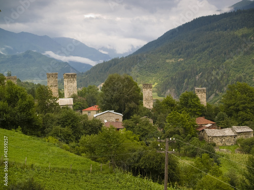 Wallpaper Mural Village in Swanetia - Georgia Torontodigital.ca