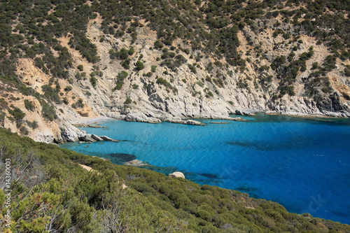 Caletta incastonata nell'azzurro di Solanas - Sardegna