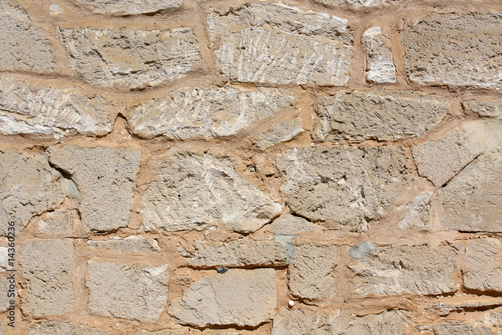 Stone Wall Background During the Bright Day Stone Wall Background During the Bright Day