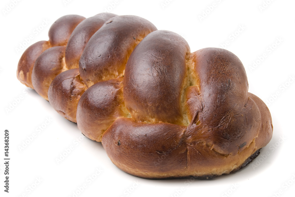 Fototapeta premium A loaf of challah bread for shabbat