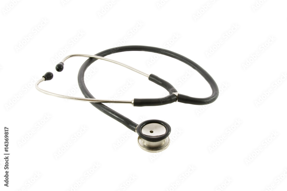 Medical phonendoscope isolated on white background Medical phonendoscope isolated on white background