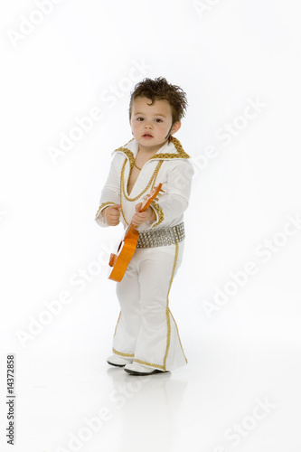 Little elvis with gutair