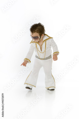 Little elvis with glasses