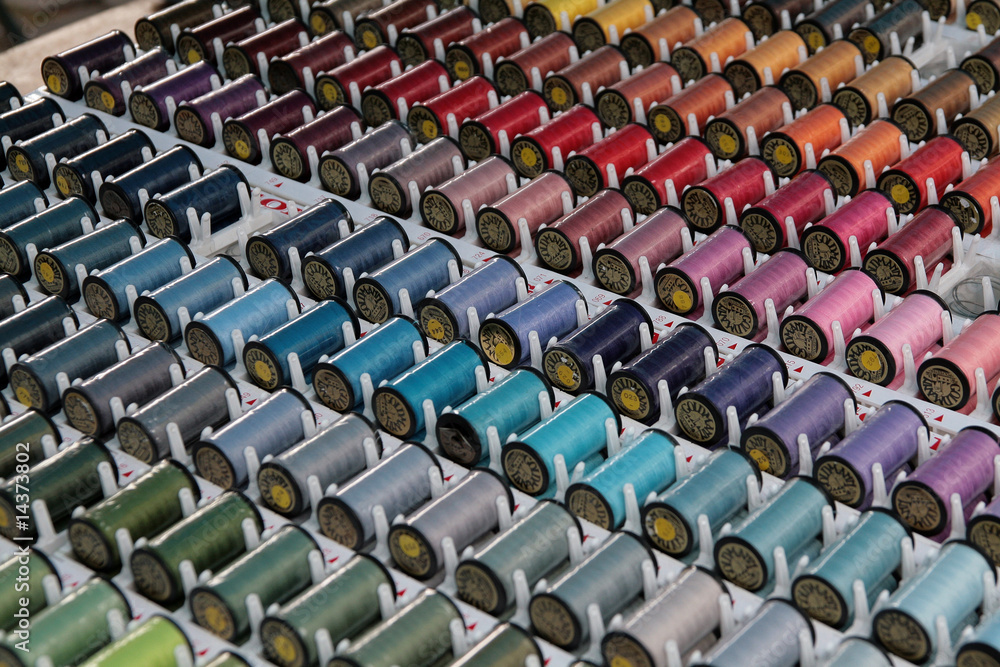 Naklejka premium Szpula nici.