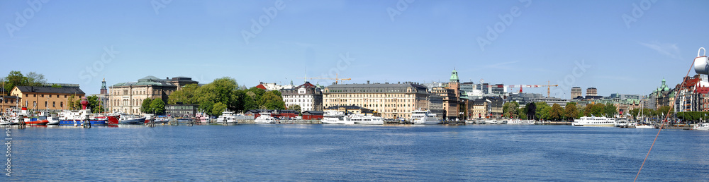 Panorama von Stockholm