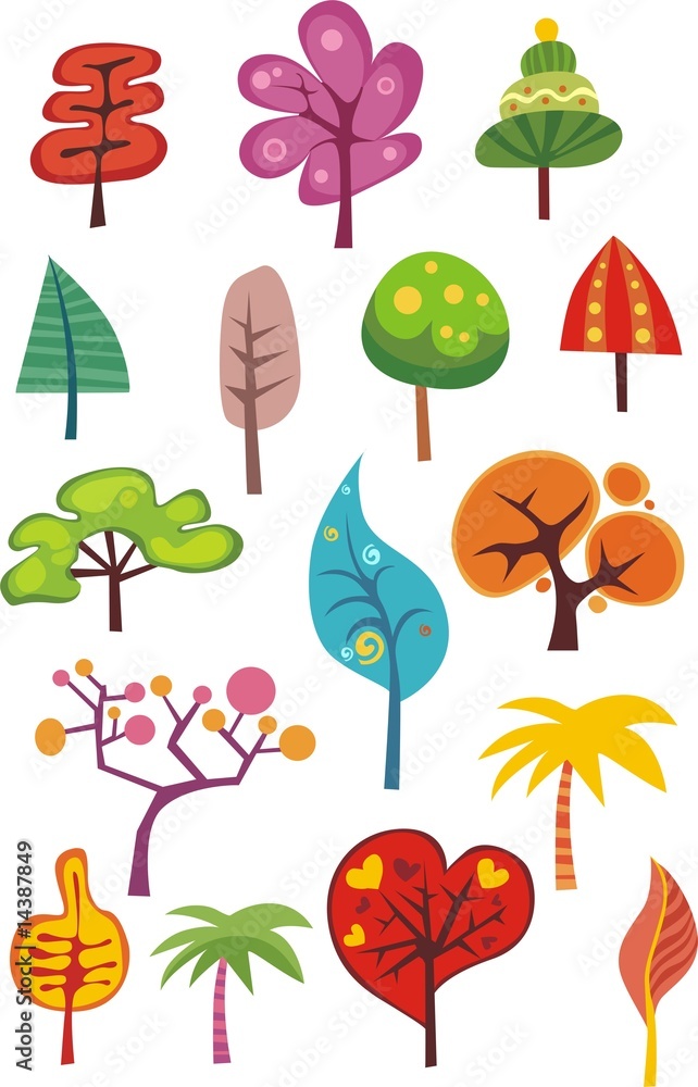 Naklejka premium tree