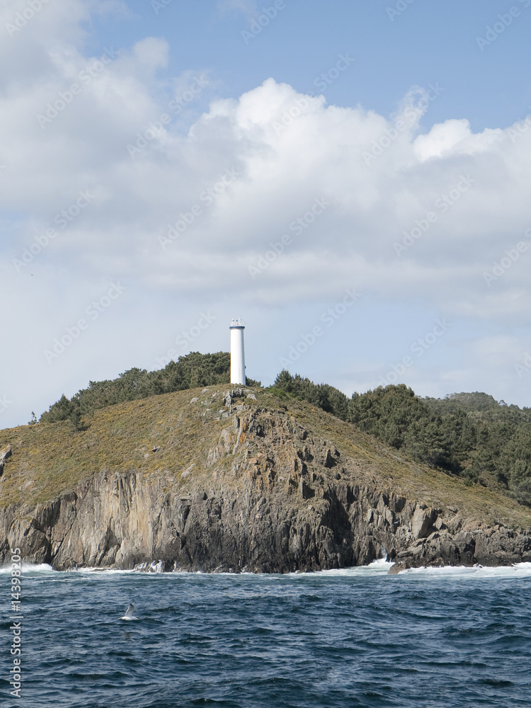 lighthouse seen from the sea