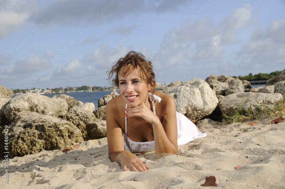 Woman on Sand 16