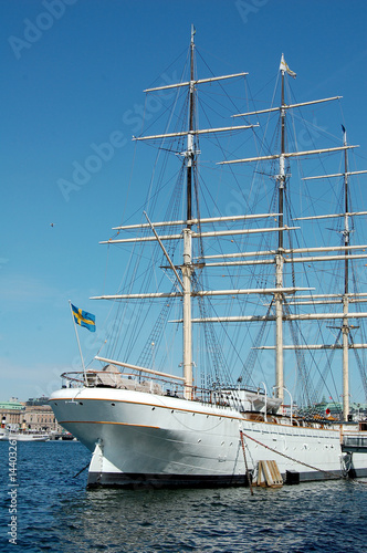 Segelschiff in Stockholm