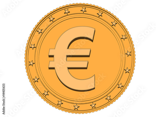 goldene euromünze