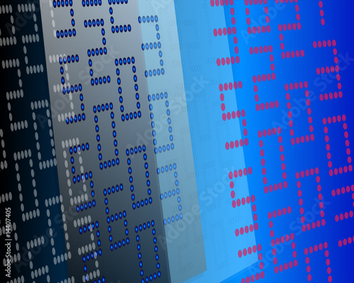 Stream of Led Numbers