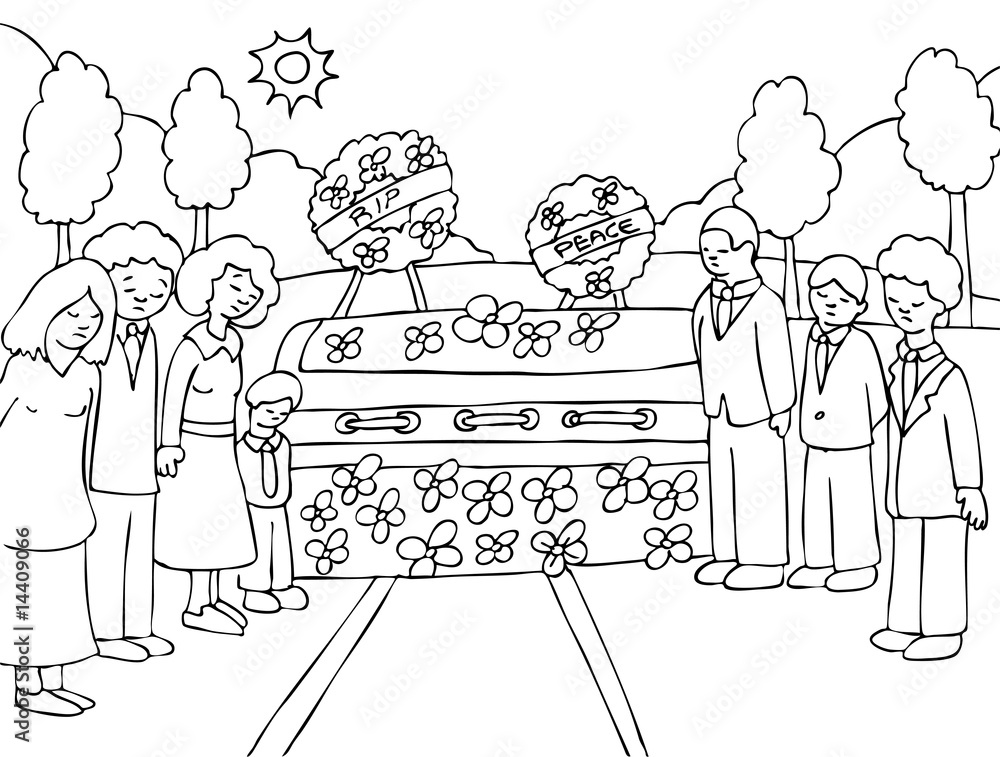 Obraz premium Funeral Ceremony