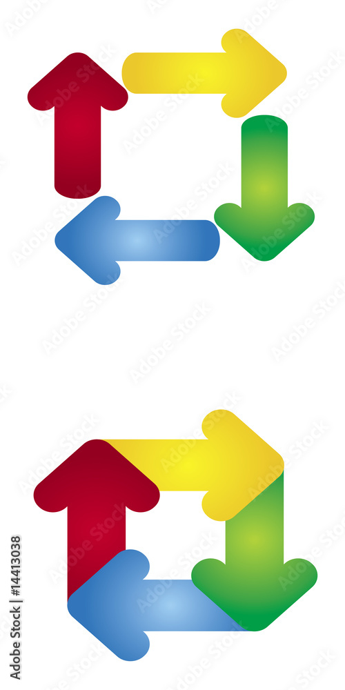 Color arrows