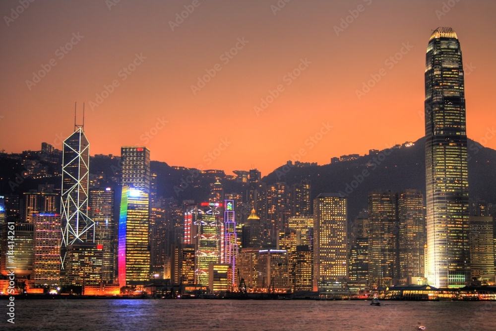 Fototapeta premium Hong Kong / Hongkong - China - Skyline