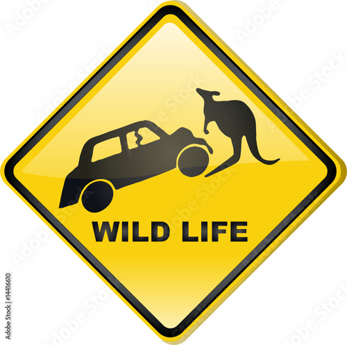 Road sign - Wild life