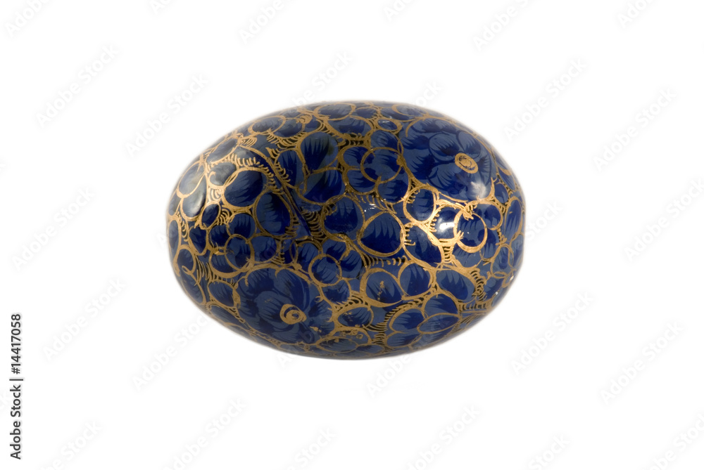 Painted Egg, Isolated Painted Egg, Isolated