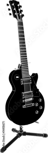 Electric Guitar Vector 01