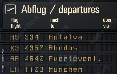 abflug/departures photo