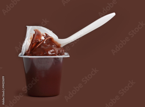 chocolated pudding
