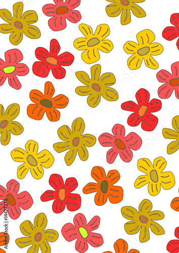 Fond floral
