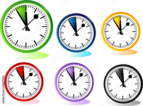 Illustration of different clocks