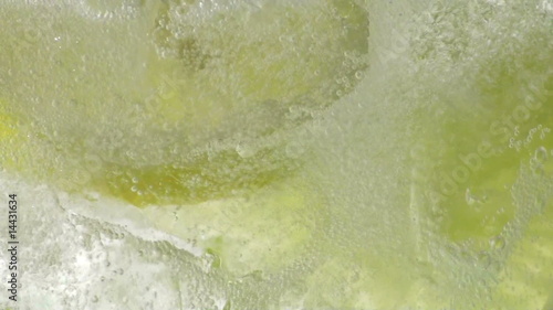 Iced soda or sparkling water pour - HD