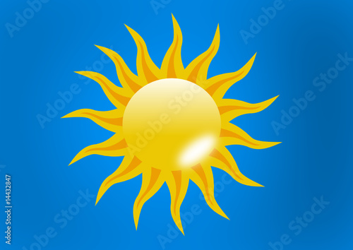 Sonne mit Hintergrund