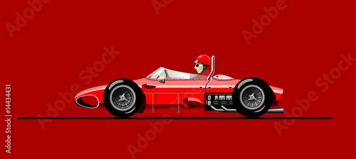 old racing car