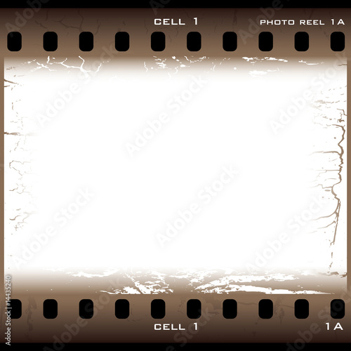 brown grunge film cell