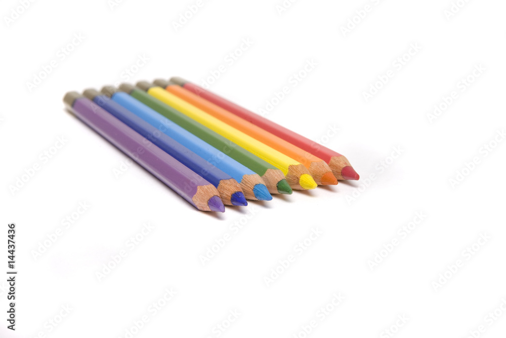 Rainbow colored pencils2 Rainbow colored pencils2