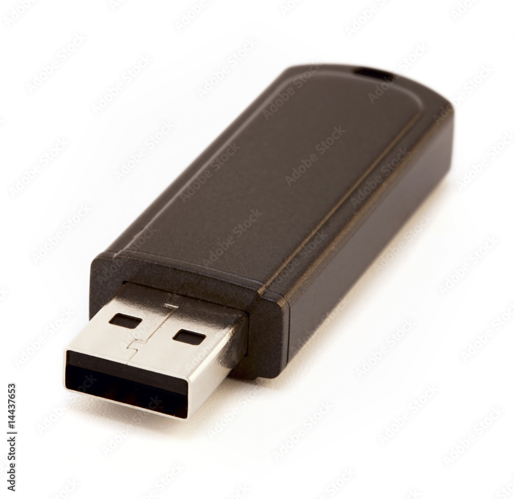 Usb flash memory, close-up, isolated on white backround Usb flash memory, close-up, isolated on white backround