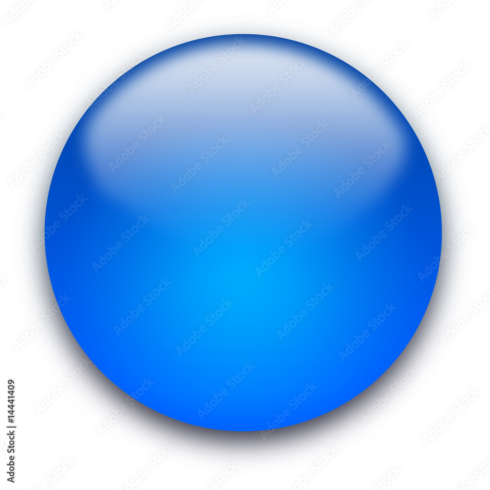 empty blue button