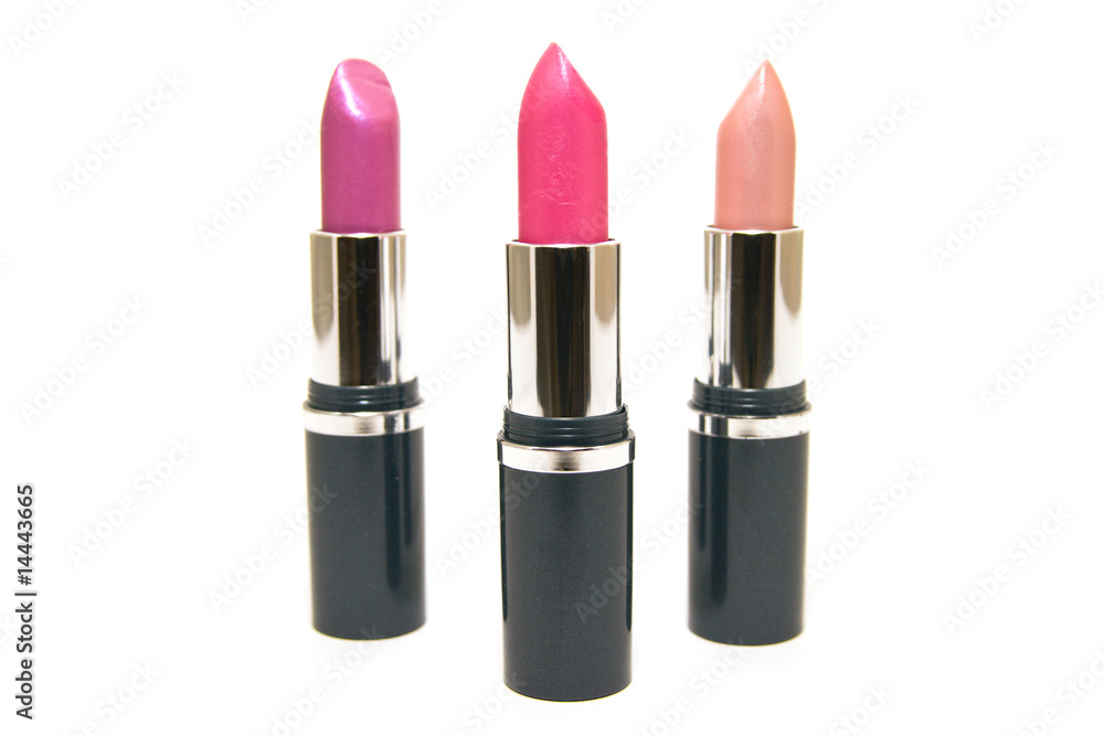 Three Pink Lipsticks Three Pink Lipsticks