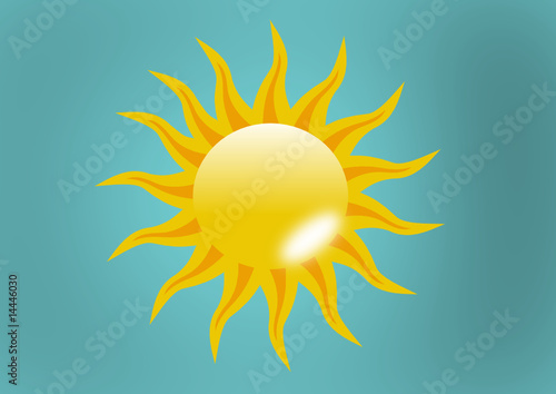 Sonne mit Hintergrund