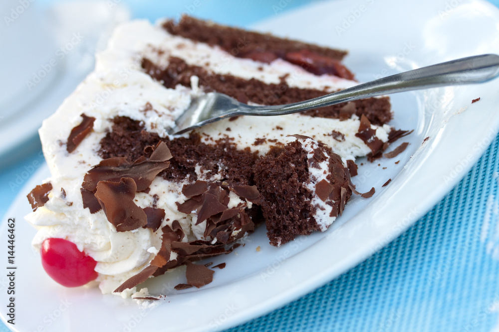 Schwarzwälder Kirsch Torte mit Sahne Schwarzwälder Kirsch Torte mit Sahne