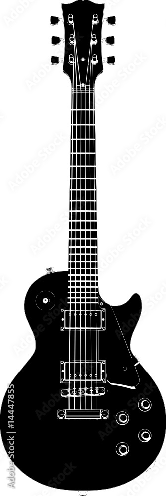 Obraz premium Electric Guitar Vector 02