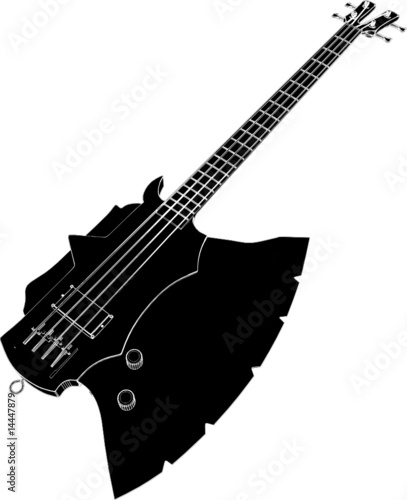 Electric Bass Giutar Vector 02