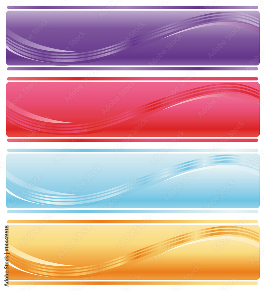 Obraz premium Web banners