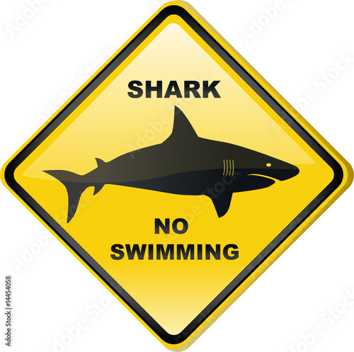 Road sign - Requin
