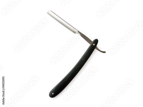 Cuadro en lienzo Retro straight razor