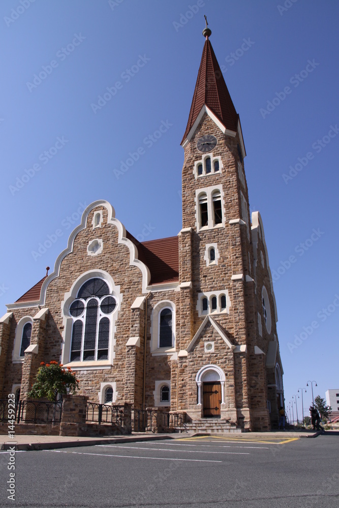 Historische Kirche in Windhoeck in Namibia