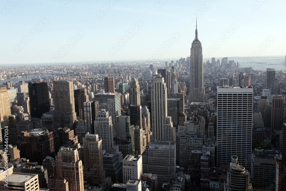 Vue sur les tours de Manhattan - New York