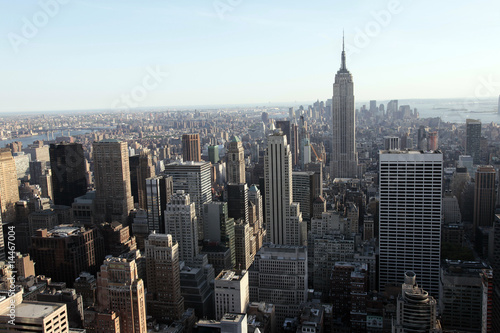 Vue sur les tours de Manhattan - New York