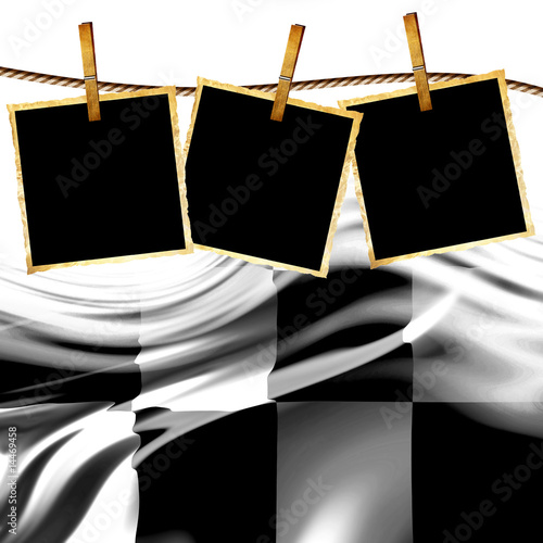 Checkered flag photo